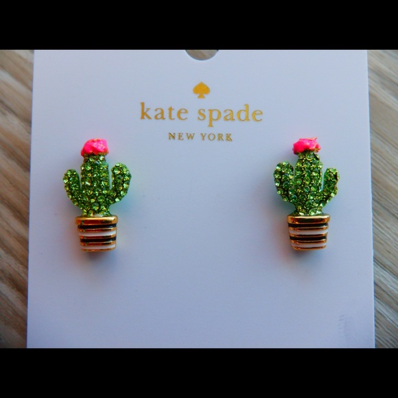 kate spade Jewelry - Authentic Kate Spade Cactus Earrings